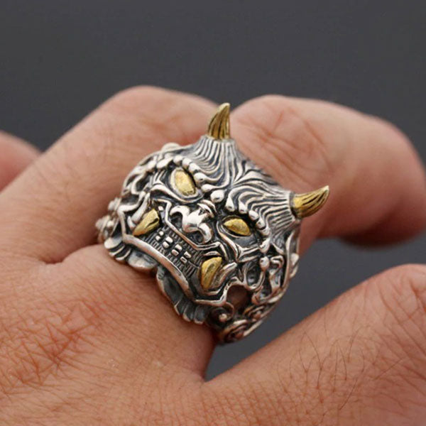 Bague dragon biker pixiu