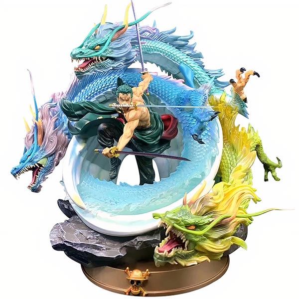 Figurine dragon roronoa zoro one piece