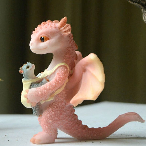 Figurine Dragon Rose