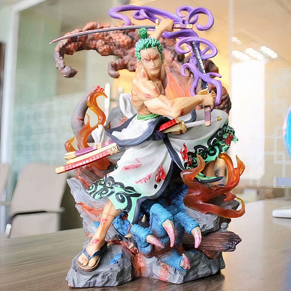 figurine dragon zoro vs kaido