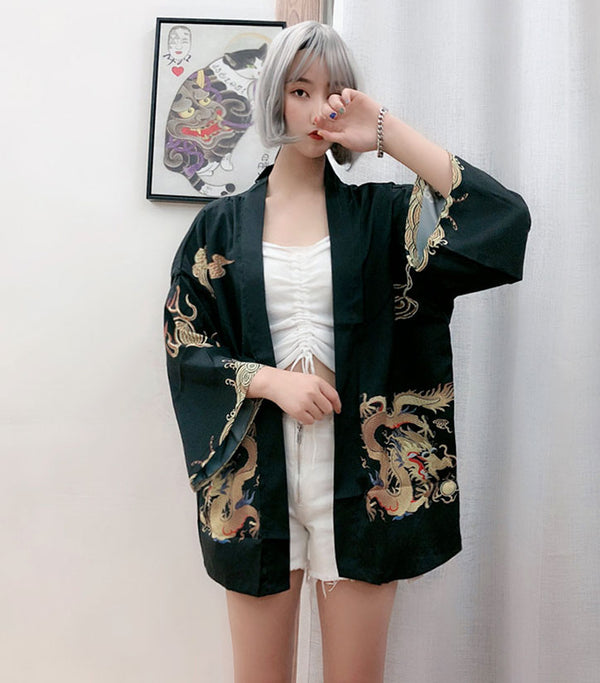 Kimono chinois femme