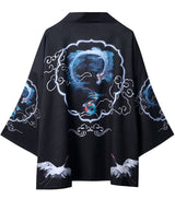 Kimono dragon bleu