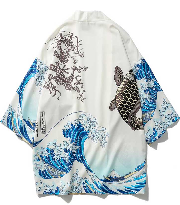 Kimono dragon cardigan