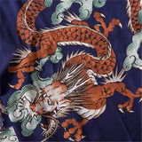 Printed Japanese Dragon Kimono