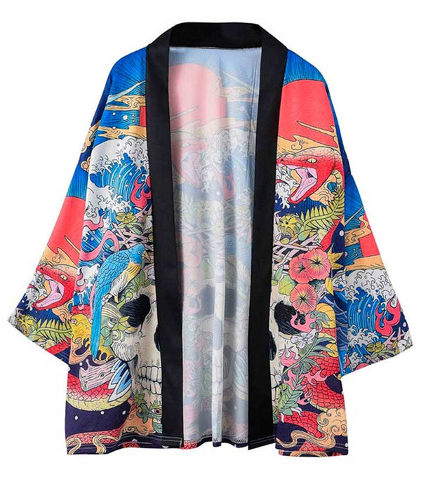 Kimono dragon print