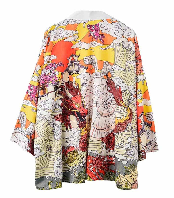 Kimono dragon shirt