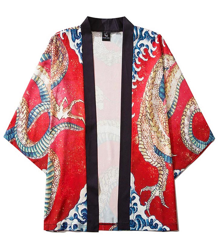 Gold Dragon Kimono