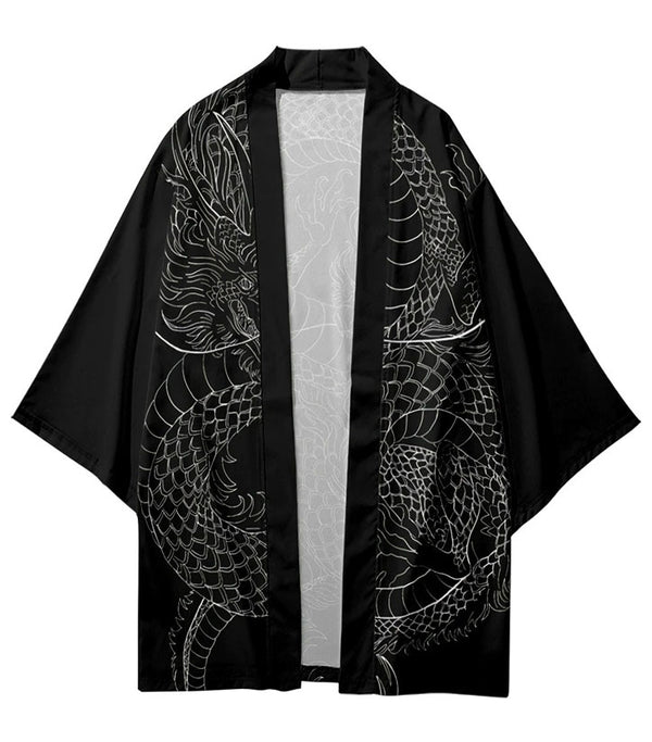 Kimono Dragon Japonais Haori
