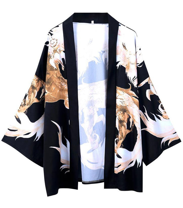 Kimono japonais homme noir