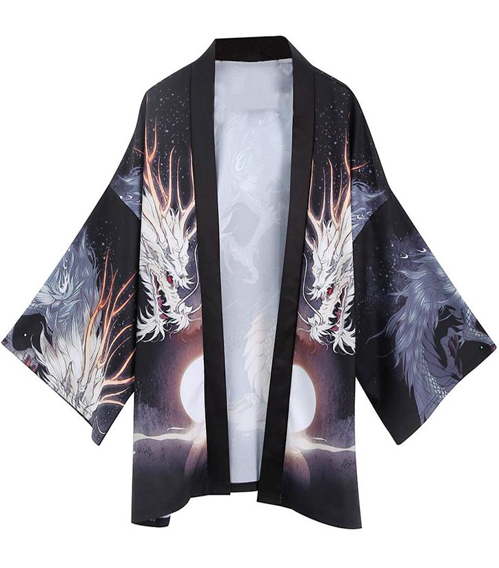 Kimono motif dragon