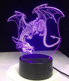 Lampe 3D Dragon