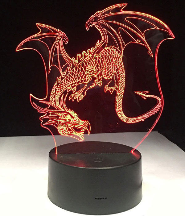 Lampe 3D Dragon