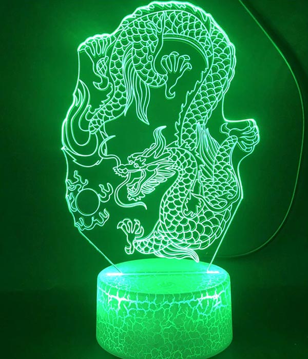Lampe Dragon Chinois