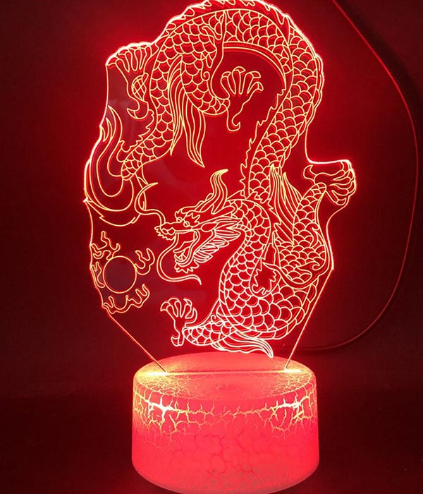 Lampe Dragon Chinois