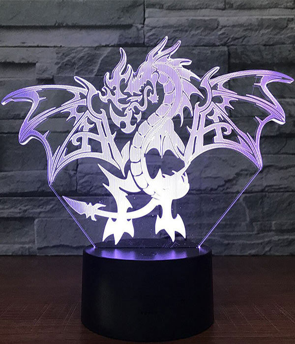 Lampe Dragon De Feu