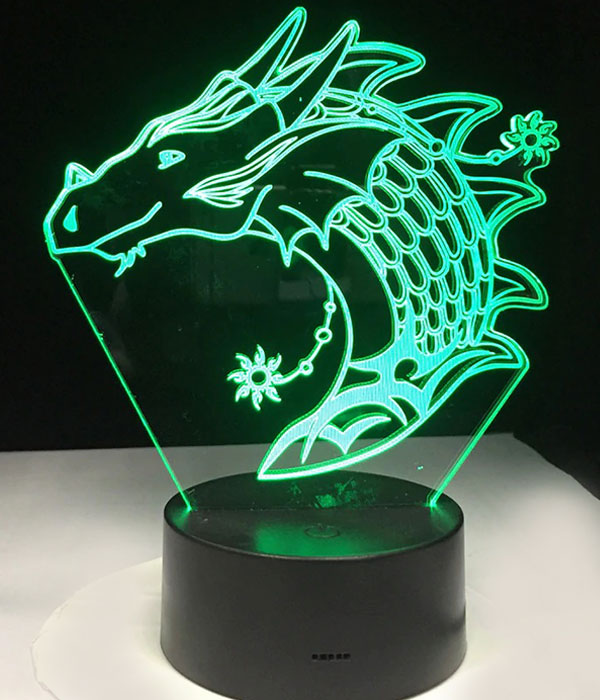 Lampe Dragon Haku