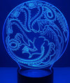 Lampe Dragon Targaryen