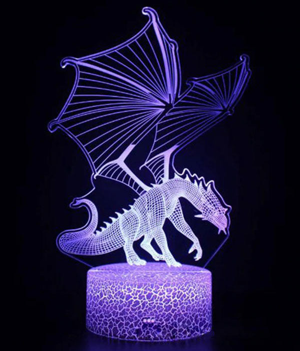 Lampe Dragon Élégant (3D)