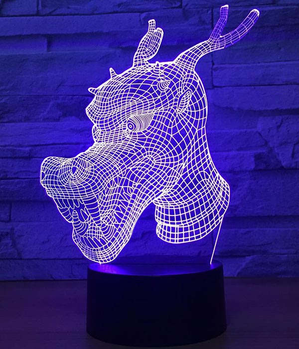 Lampe Tête De Dragon