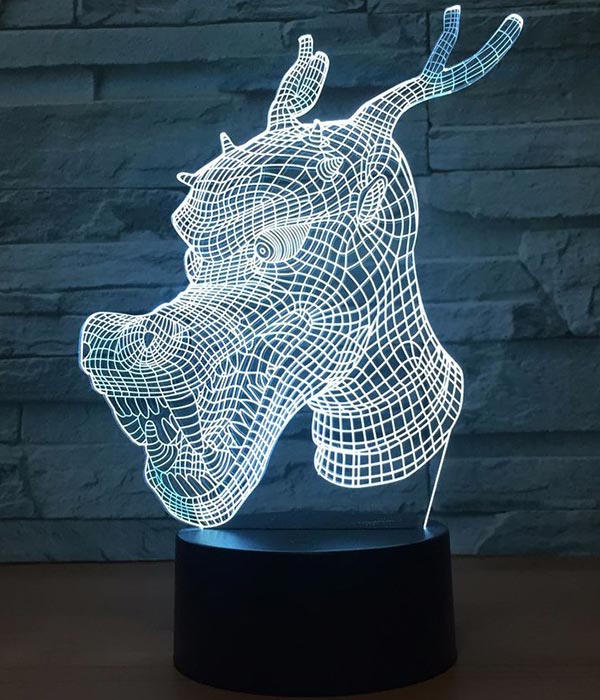 Lampe Tête De Dragon