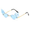Lunette Flamme Bleu