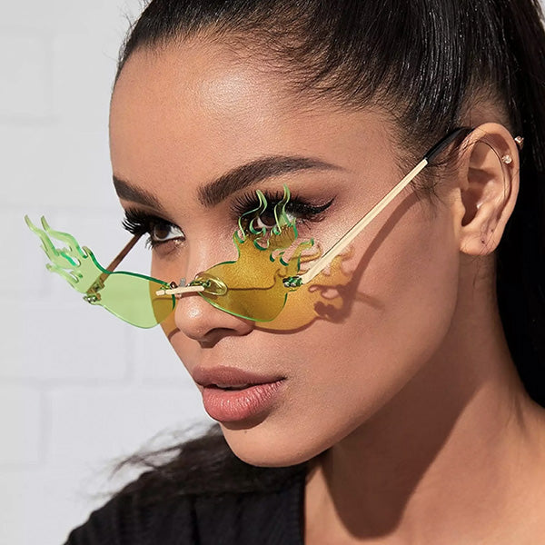 Lunette Flamme Verte
