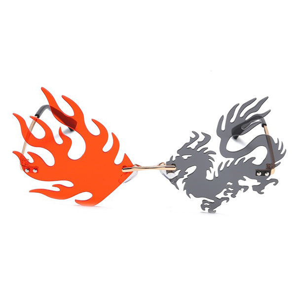 Lunette Rouge Et Noir