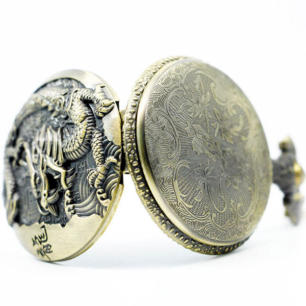 Montre à gousset dragon