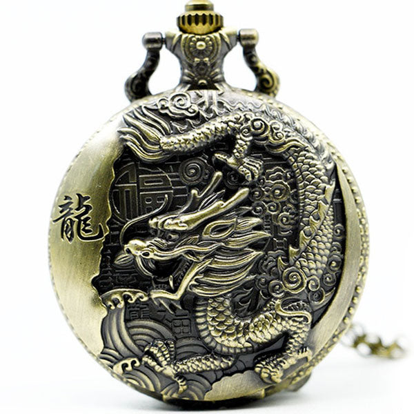 Montre à gousset dragon