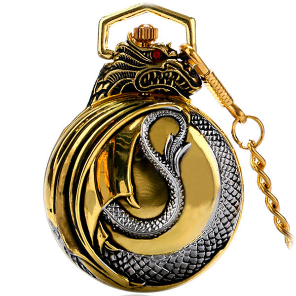 Montre de poche dragon