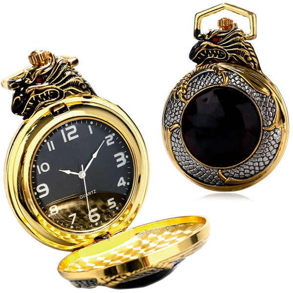 Montre de poche dragon