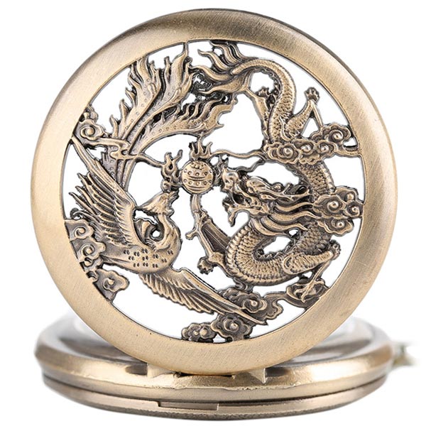 Montre gousset dragon