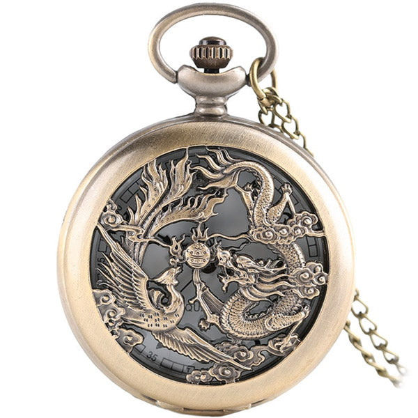 Montre gousset dragon