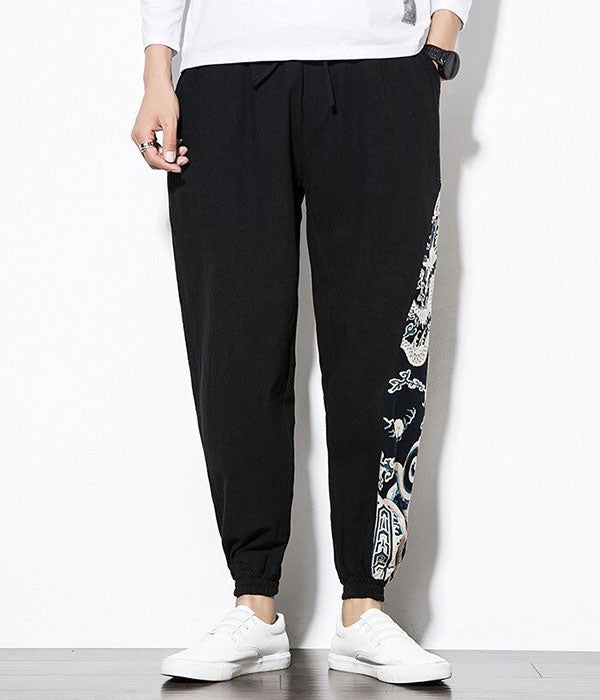 Pantalon Dragon Asiatique