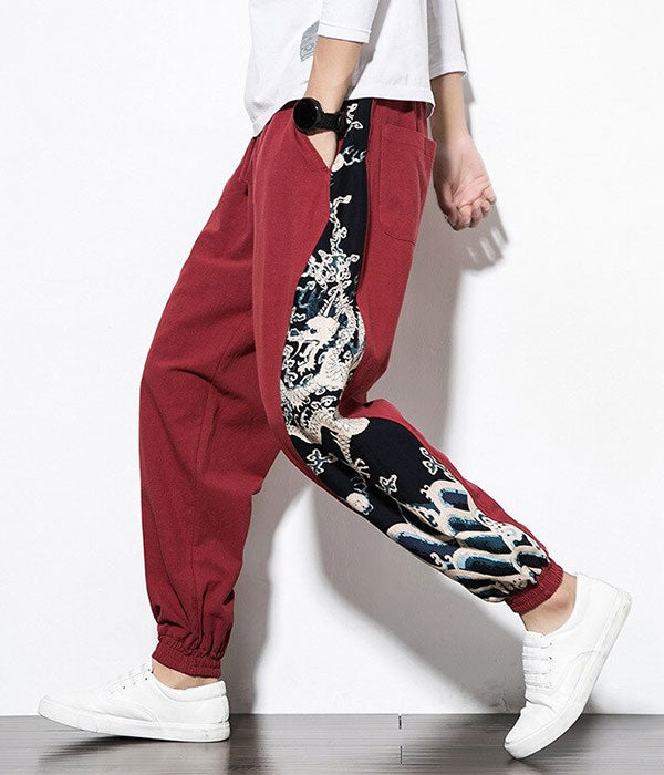 Pantalon Dragon Asiatique