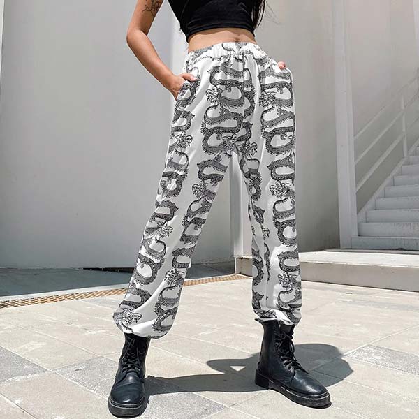Pantalon Dragon Blanc