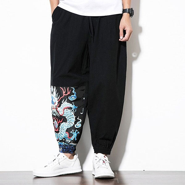 Pantalon Dragon Bleu