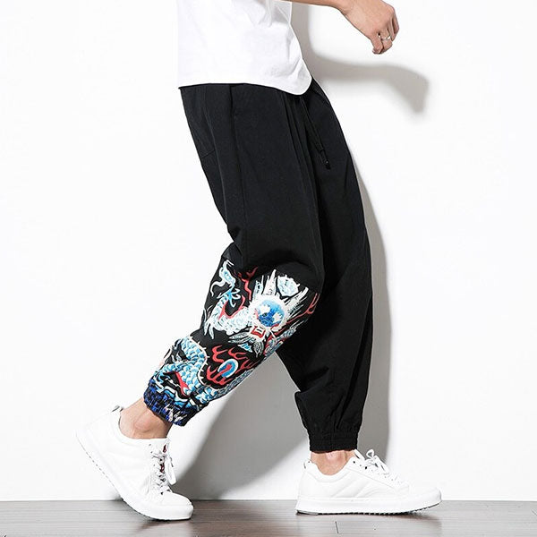 Pantalon Dragon Bleu
