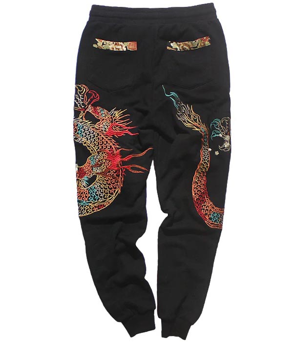 Pantalon Dragon Brodé