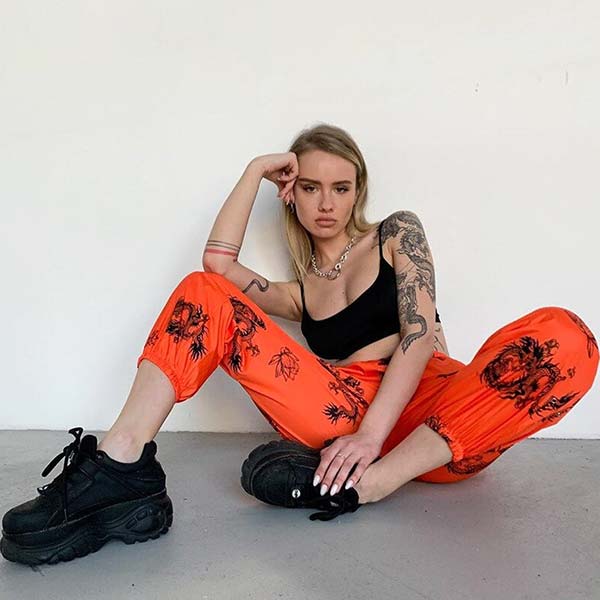 Pantalon Dragon Imprimé