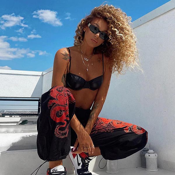 Pantalon Dragon Rouge