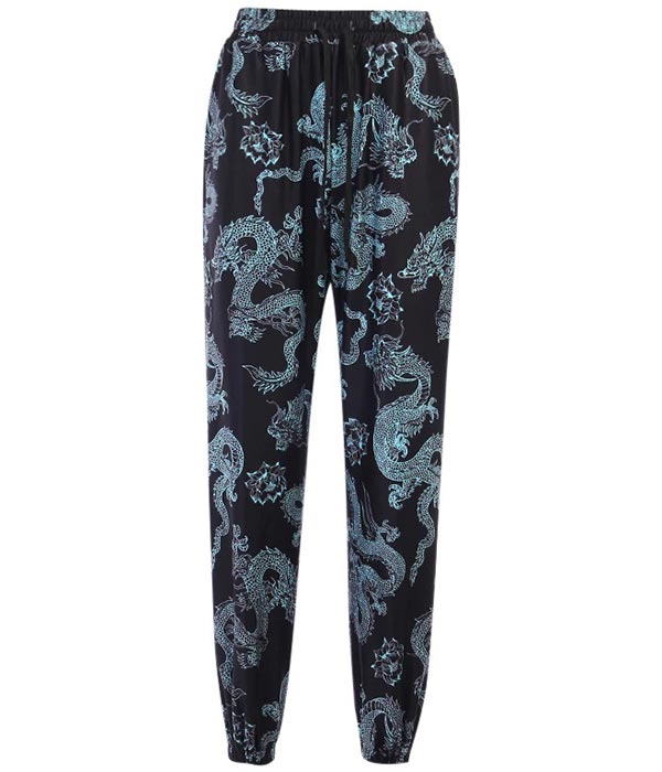 Pantalon Motif Dragon