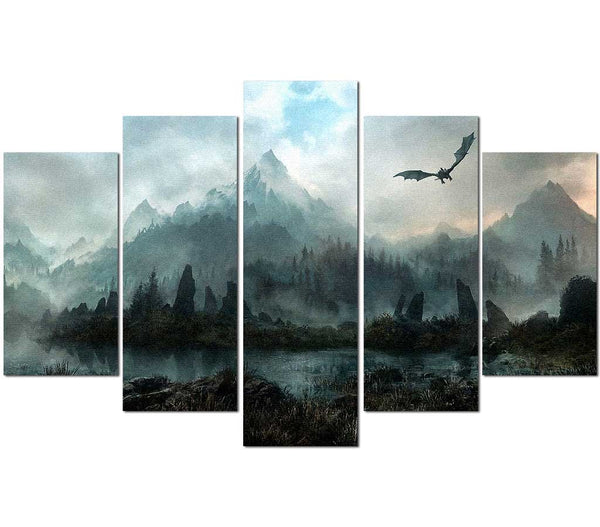 peinture chambre dragon