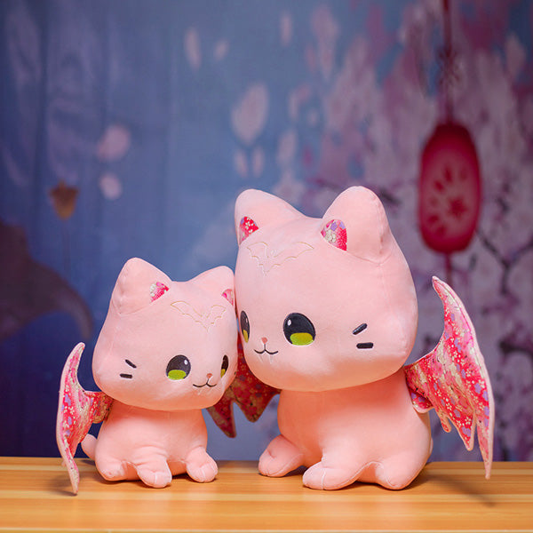 Peluche Chat Rose