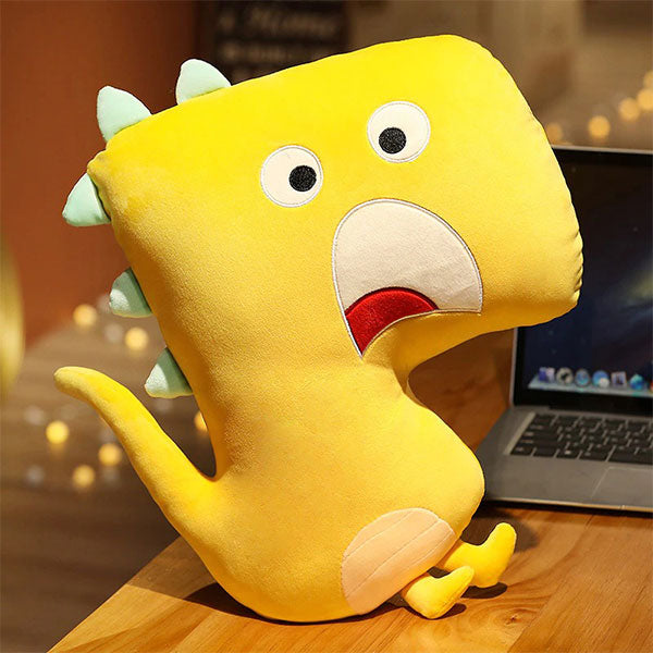 Peluche Coussin Kawaii Jaune