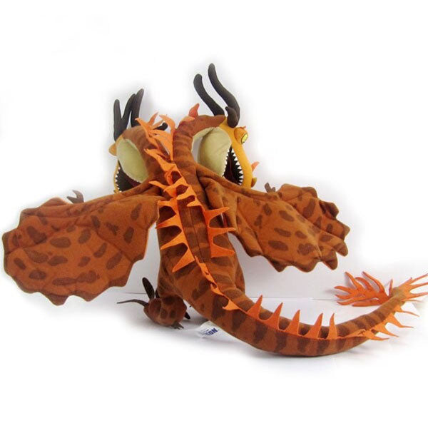 Peluche Dragon À Deux Têtes