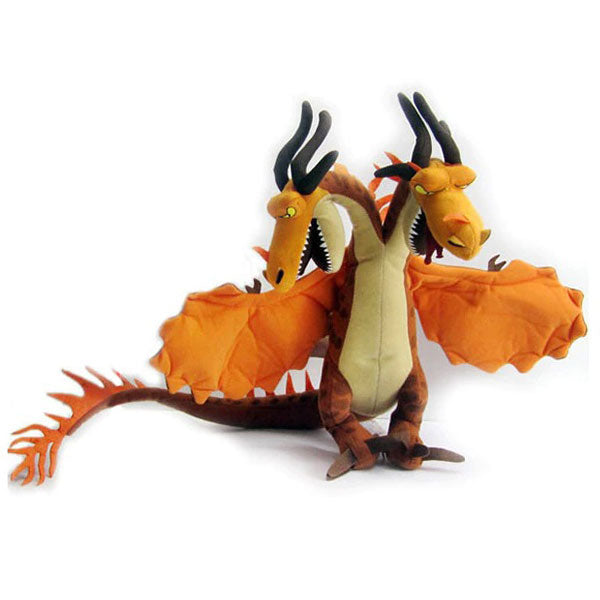 Peluche Dragon À Deux Têtes