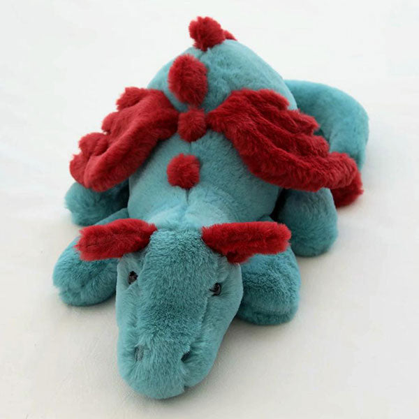 Peluche Dragon Ailes Rouges