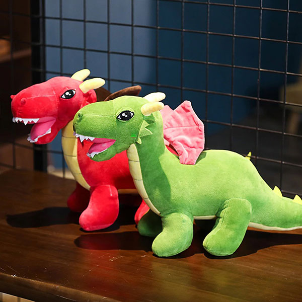 Peluche Dragon De Feu