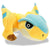 Peluche Dragon Vert Et Jaune